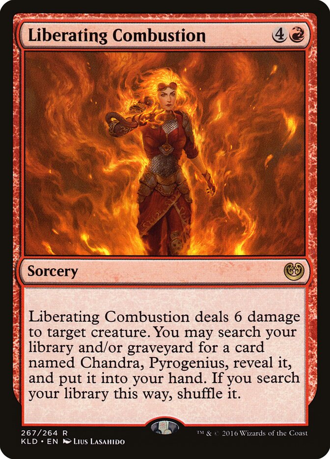 Liberating Combustion card front