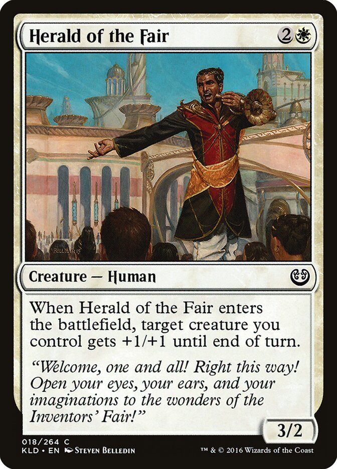 Herald of the Fair card front