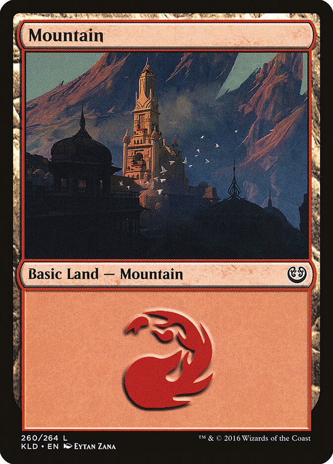 Mountain card front