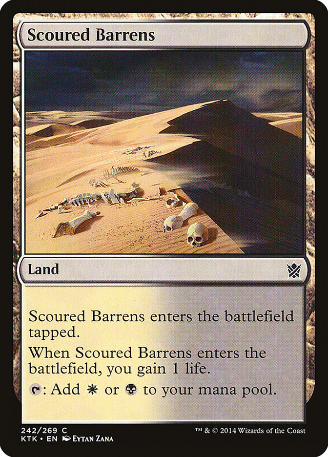 Scoured Barrens card front