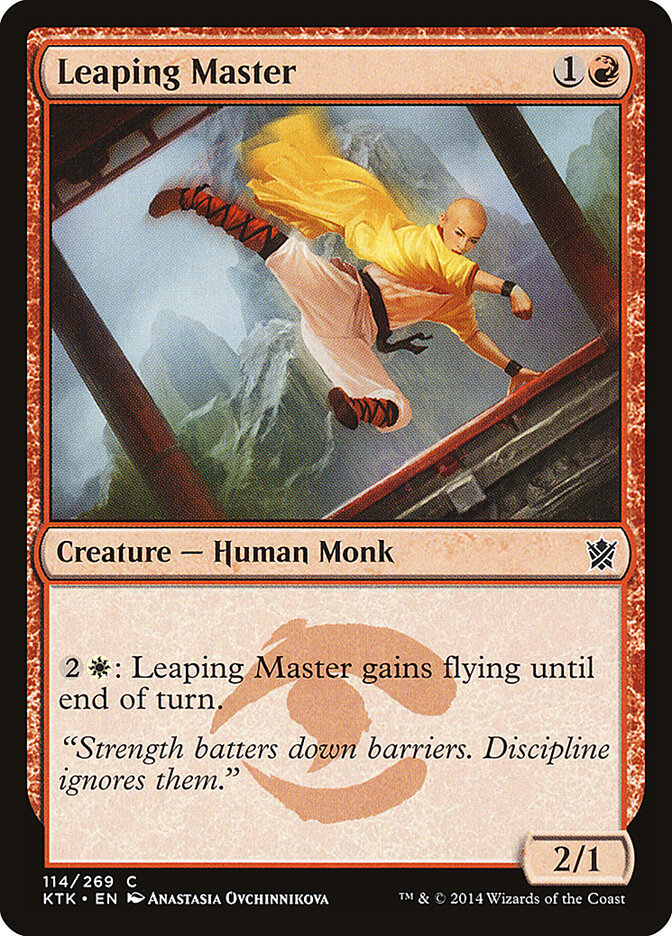 Leaping Master card front