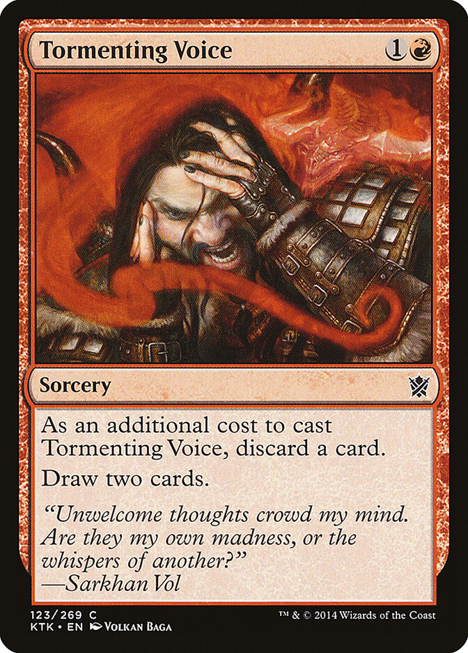 Tormenting Voice card front