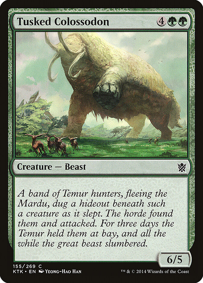 Tusked Colossodon card front