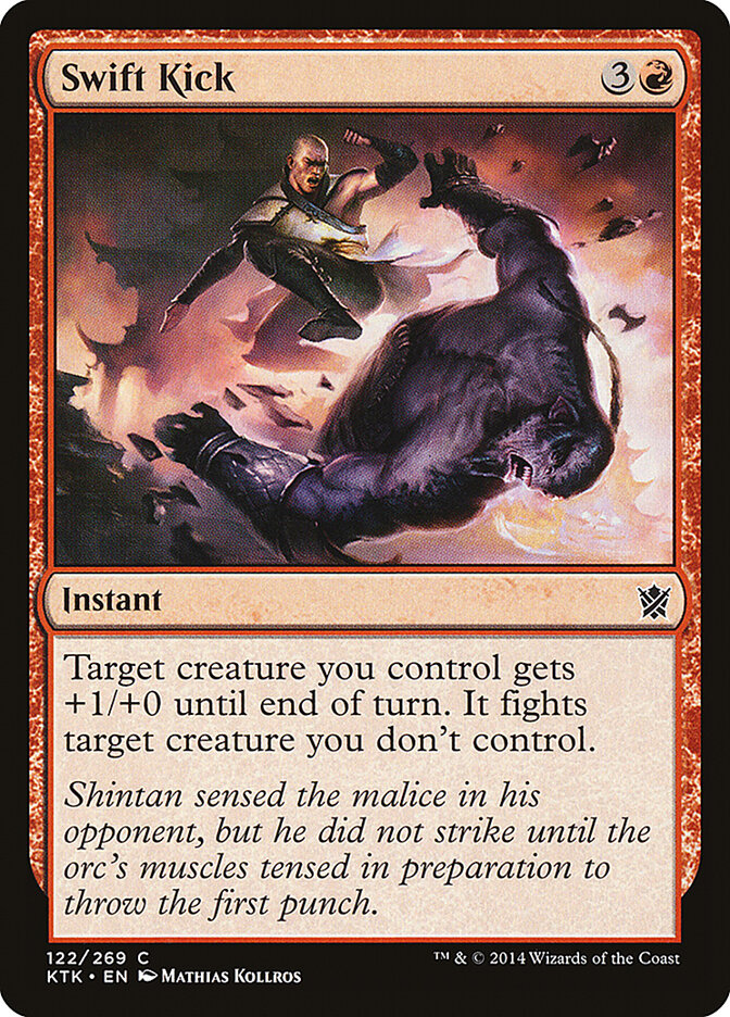 Swift Kick card front