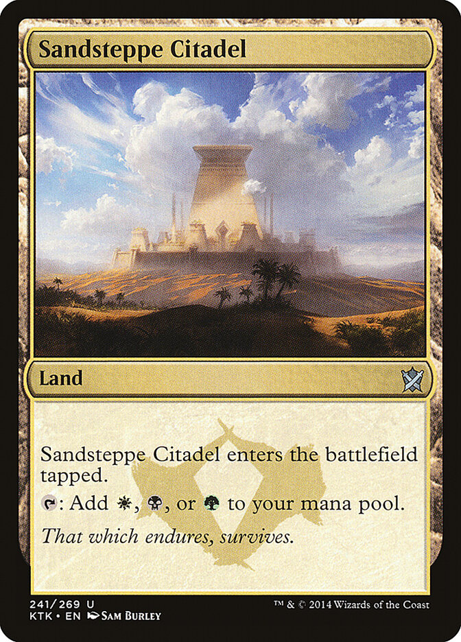 Sandsteppe Citadel card front