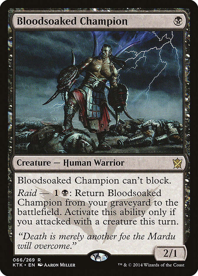 Bloodsoaked Champion card front