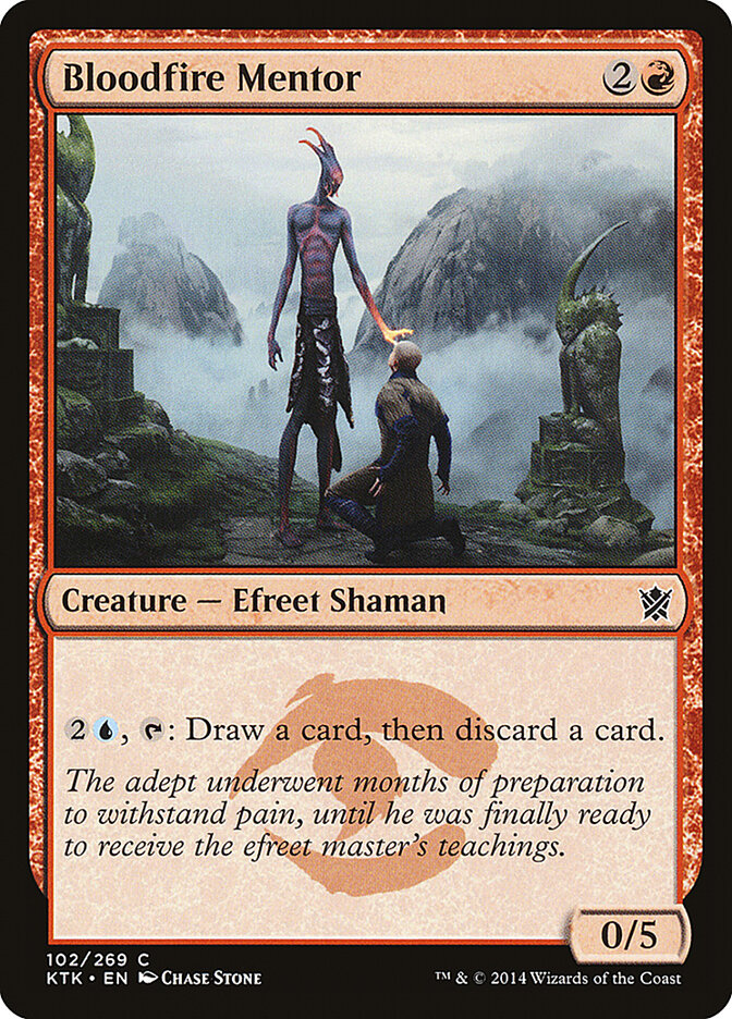 Bloodfire Mentor card front
