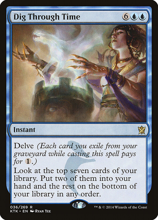 Dig Through Time card front
