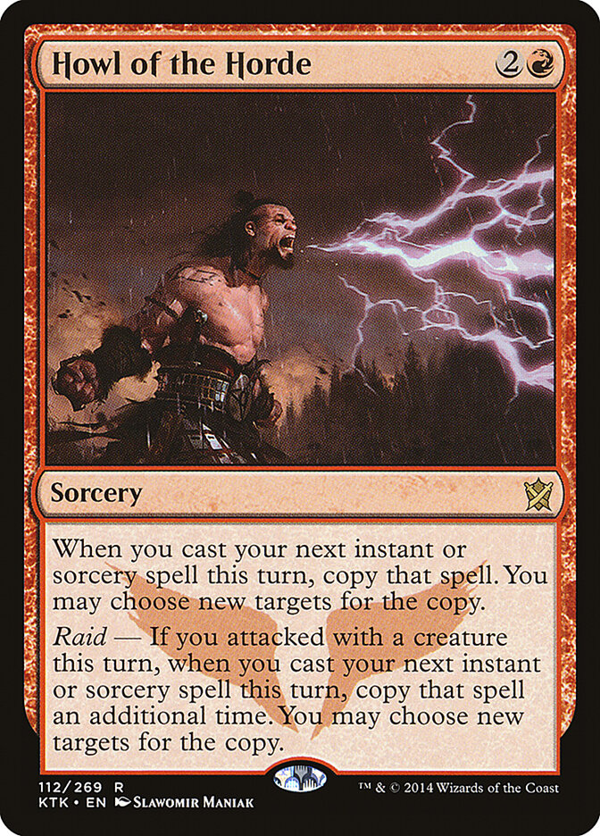 Howl of the Horde card front