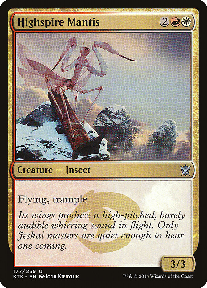 Highspire Mantis card front