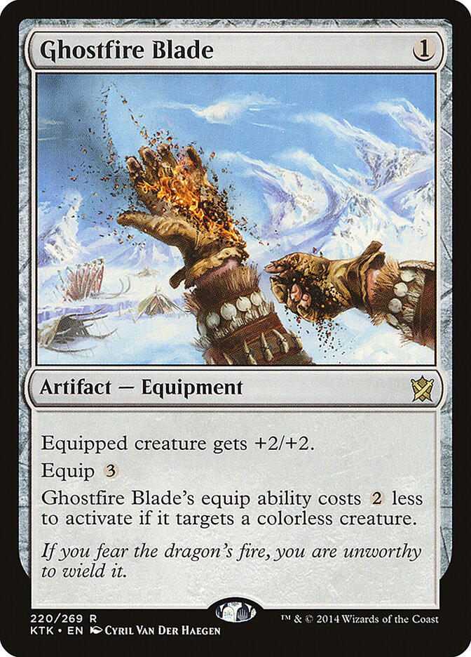 Ghostfire Blade card front