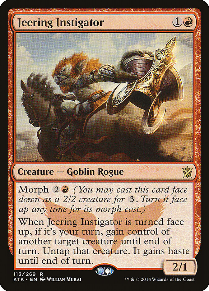 Jeering Instigator card front