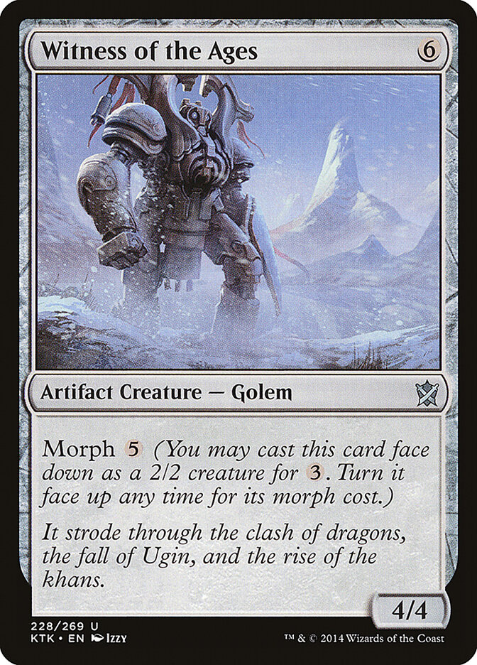Witness of the Ages card front
