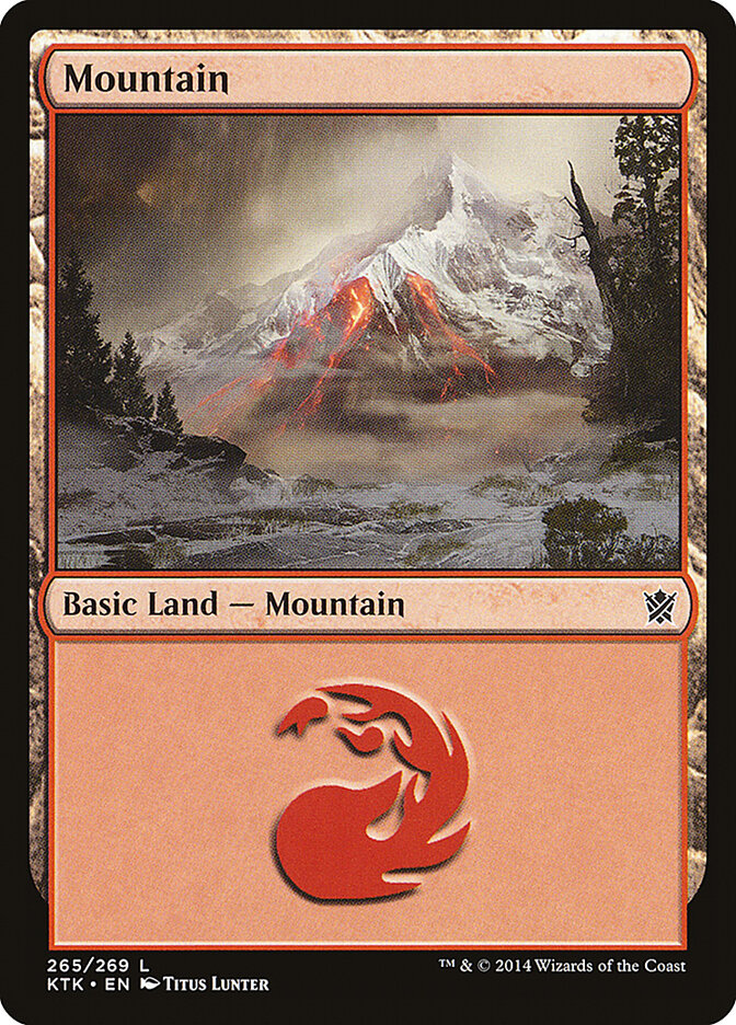 Mountain card front