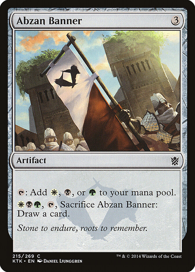 Abzan Banner card front