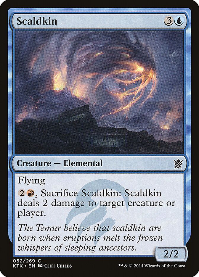 Scaldkin card front