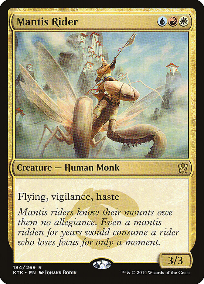 Mantis Rider card front