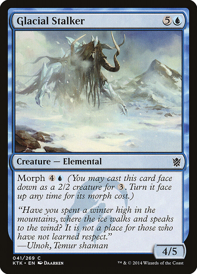 Glacial Stalker card front