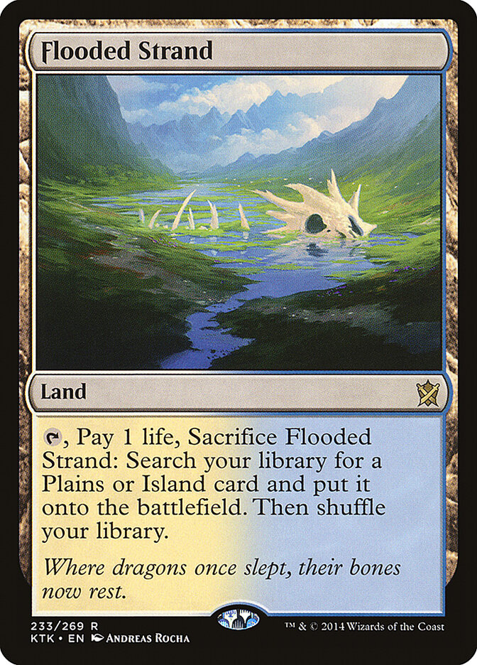 Flooded Strand card front