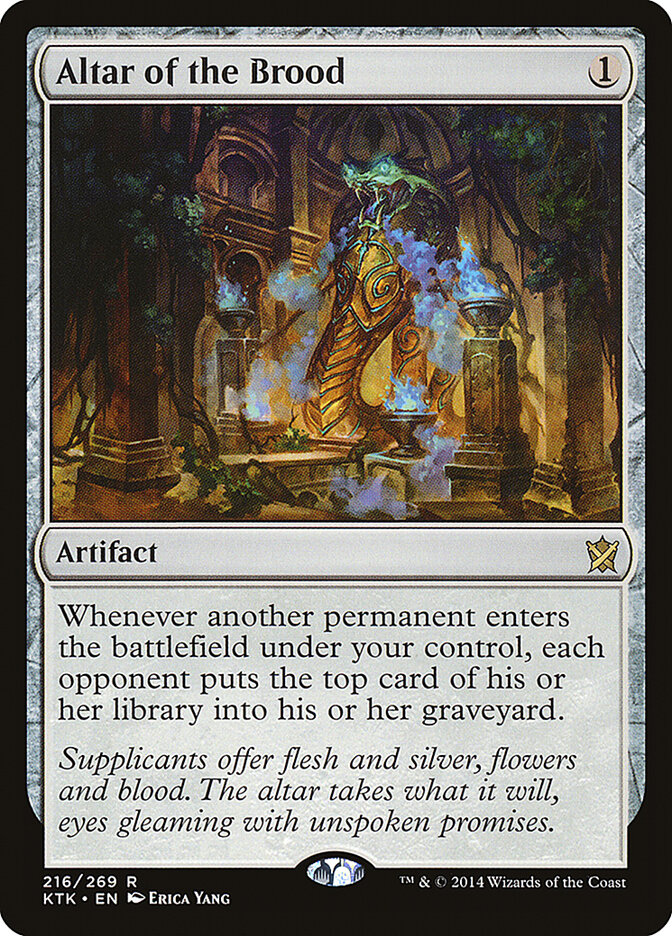 Altar of the Brood card front