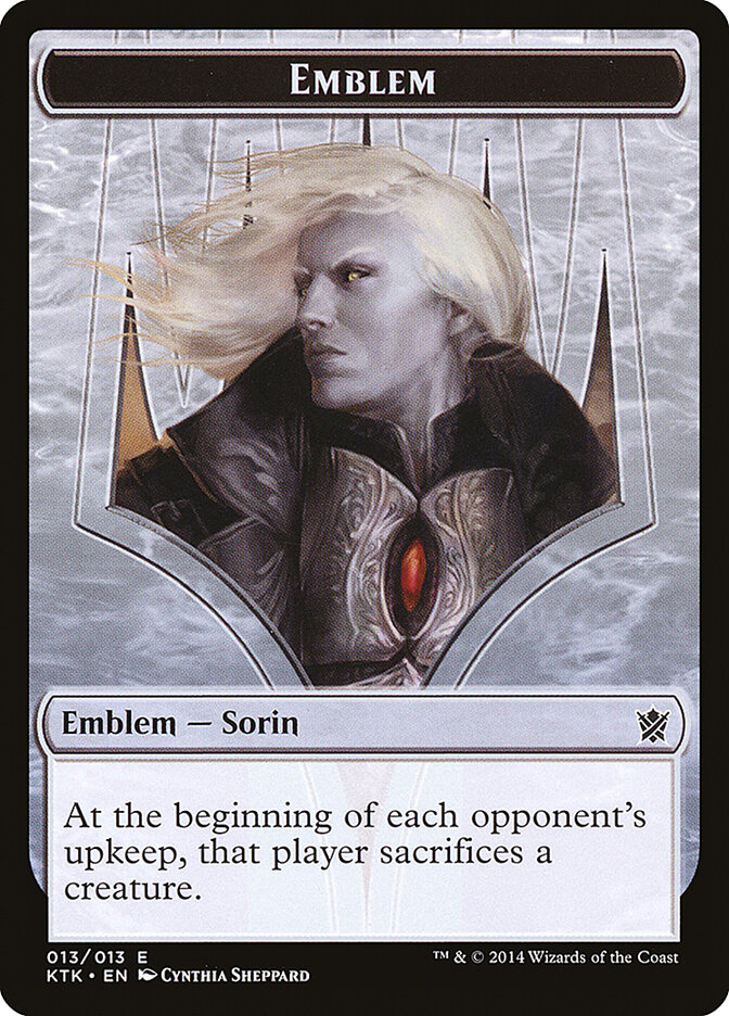Sorin, Solemn Visitor Emblem card front