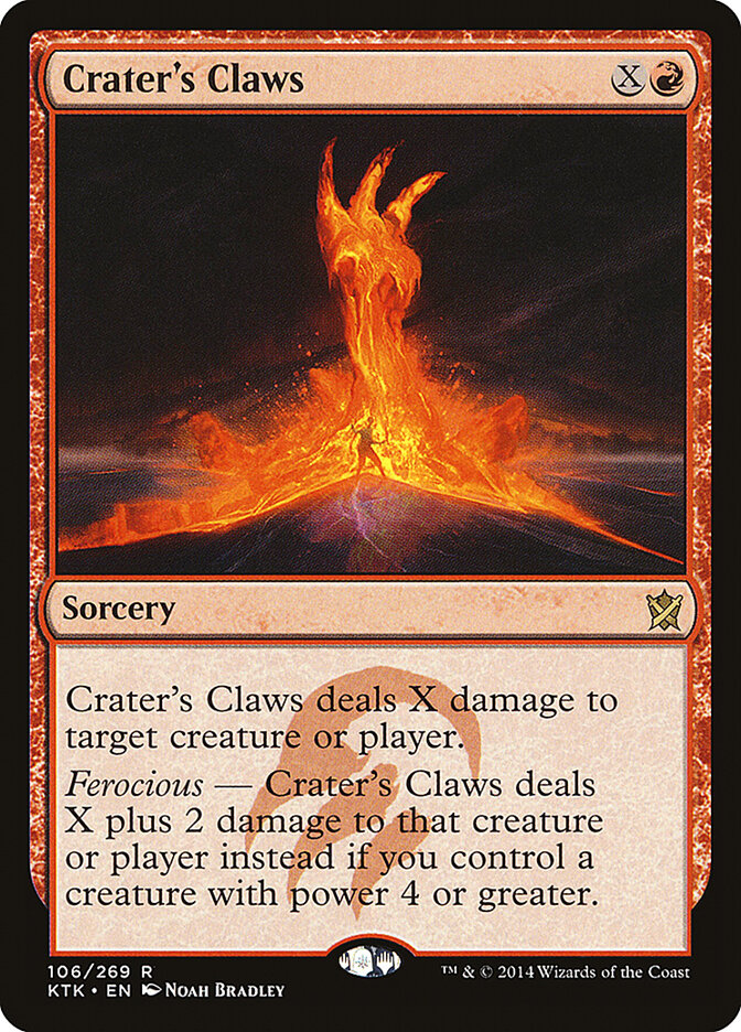 Crater's Claws card front