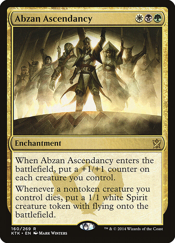 Abzan Ascendancy card front