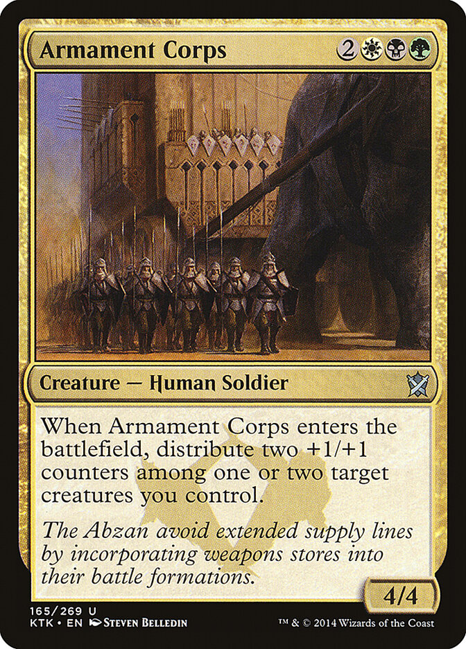Armament Corps card front
