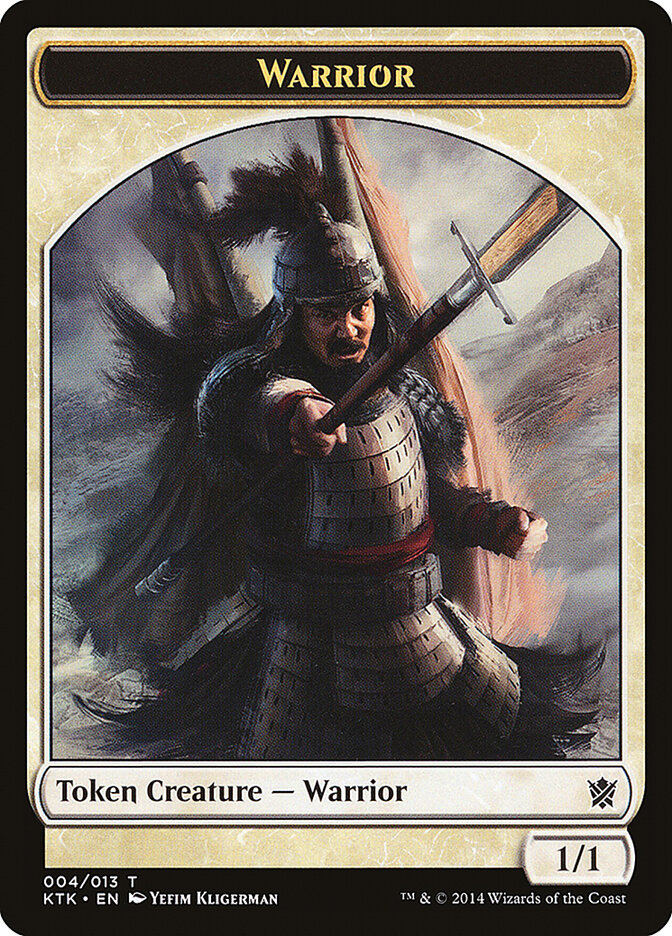 Warrior card front