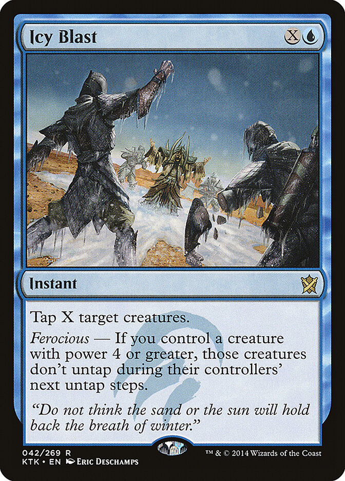 Icy Blast card front