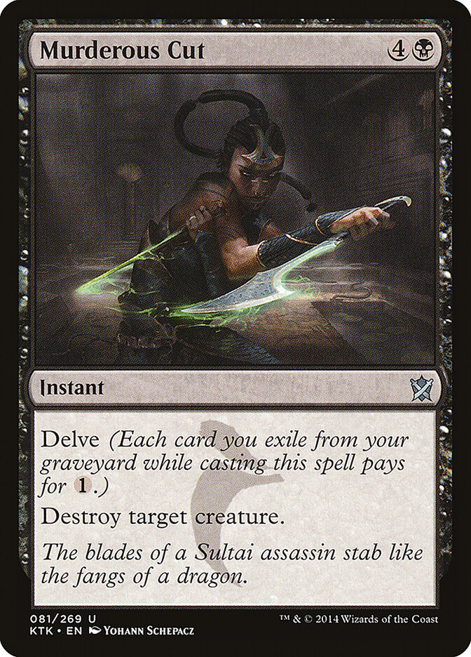 Murderous Cut card front