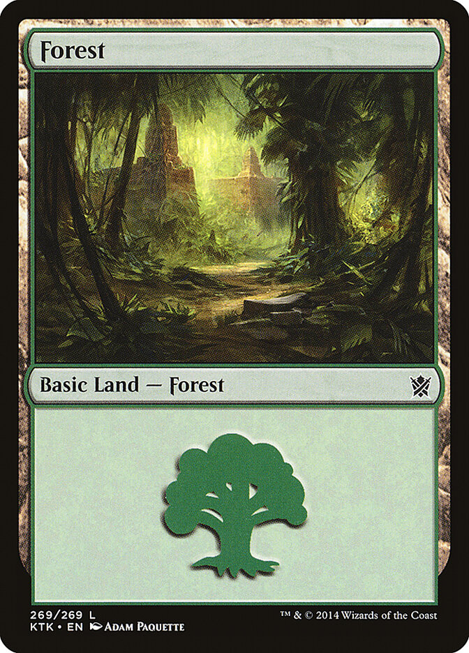 Forest card front