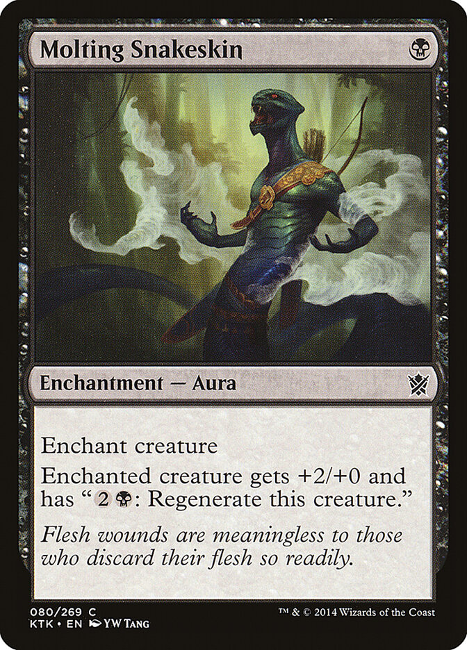 Molting Snakeskin card front