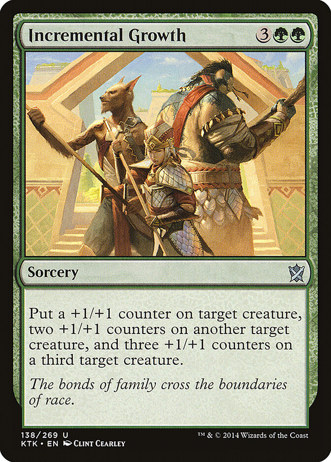 Incremental Growth card front