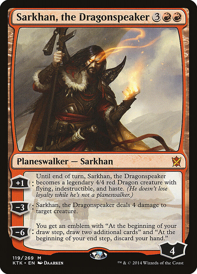 Sarkhan, the Dragonspeaker card front