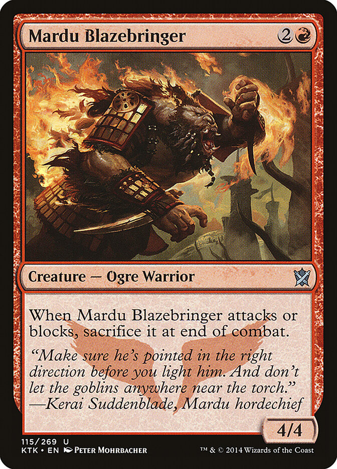 Mardu Blazebringer card front