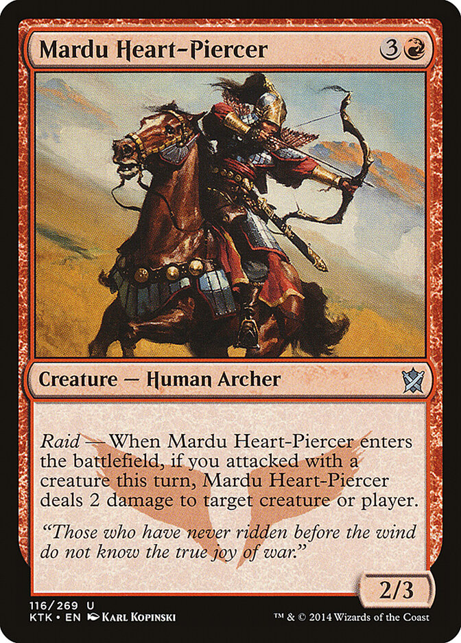 Mardu Heart-Piercer card front