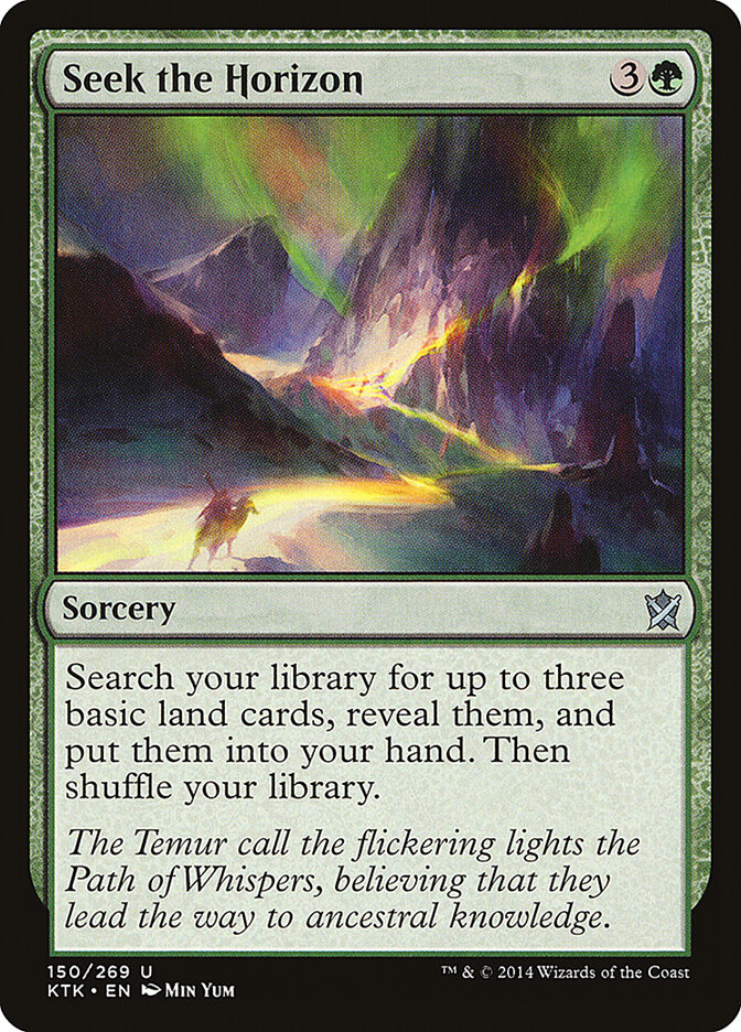 Seek the Horizon card front