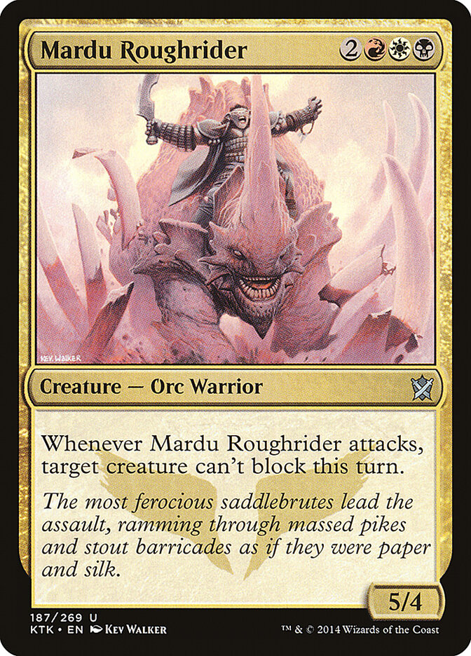 Mardu Roughrider card front