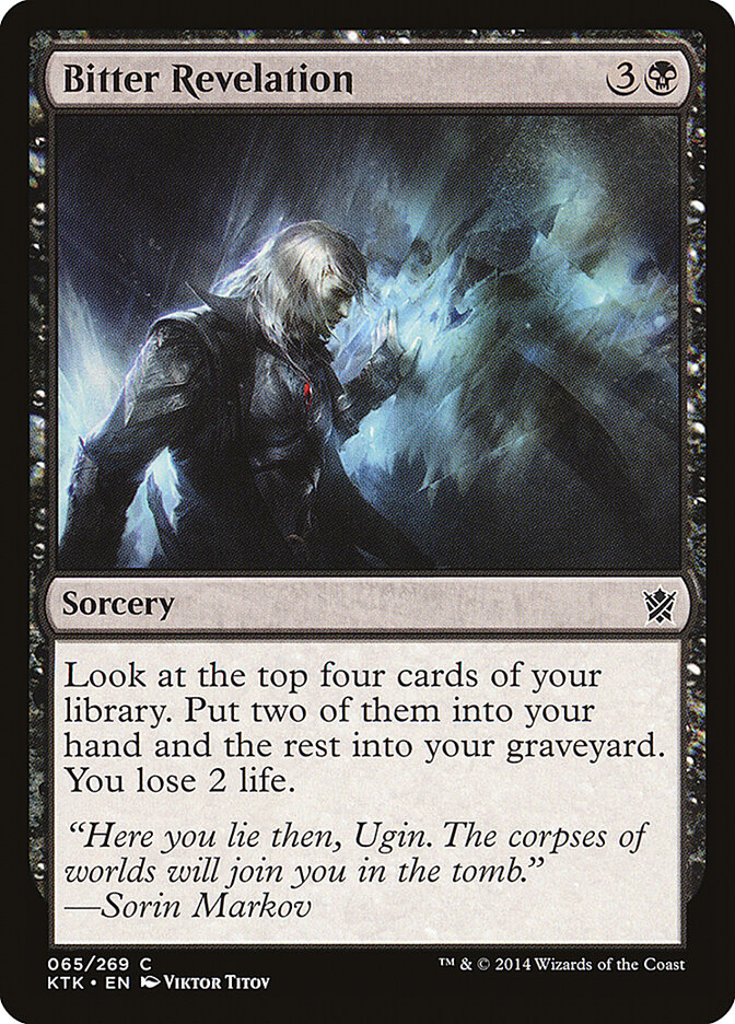 Bitter Revelation card front