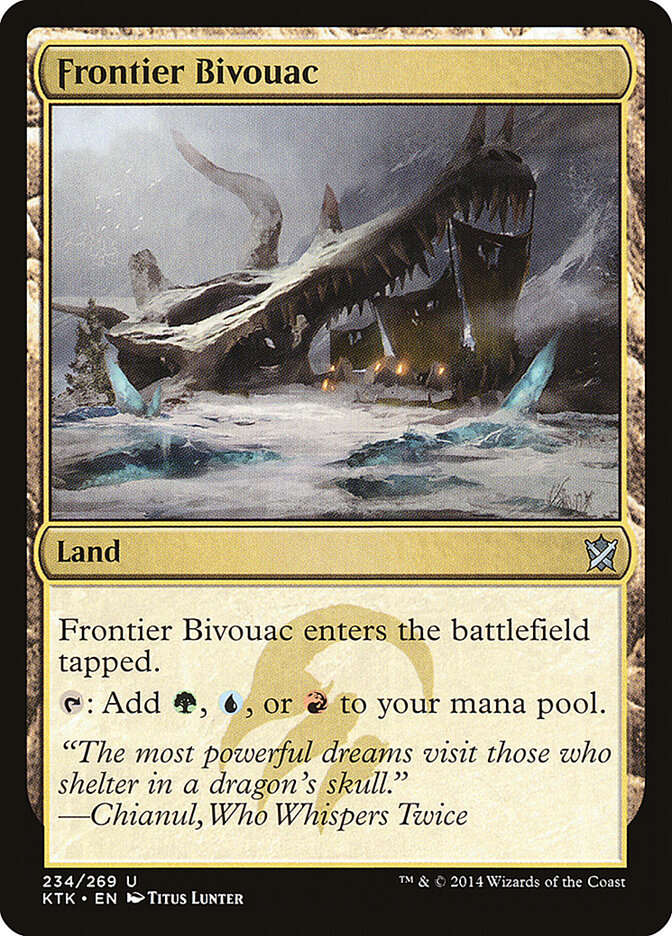 Frontier Bivouac card front