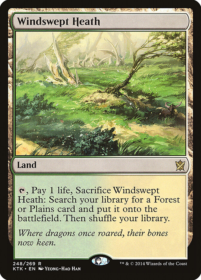 Windswept Heath card front
