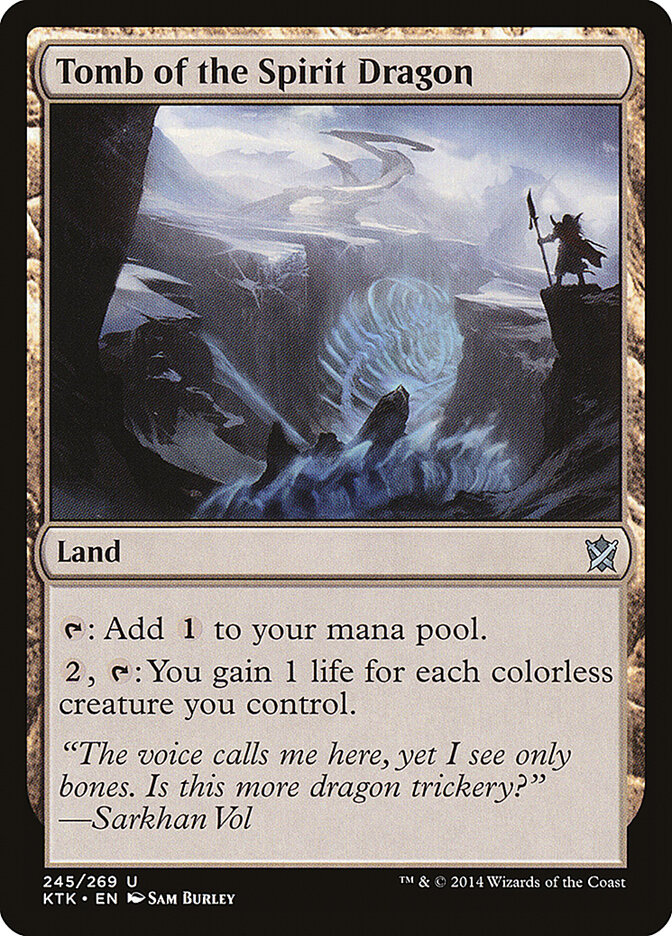 Tomb of the Spirit Dragon card front