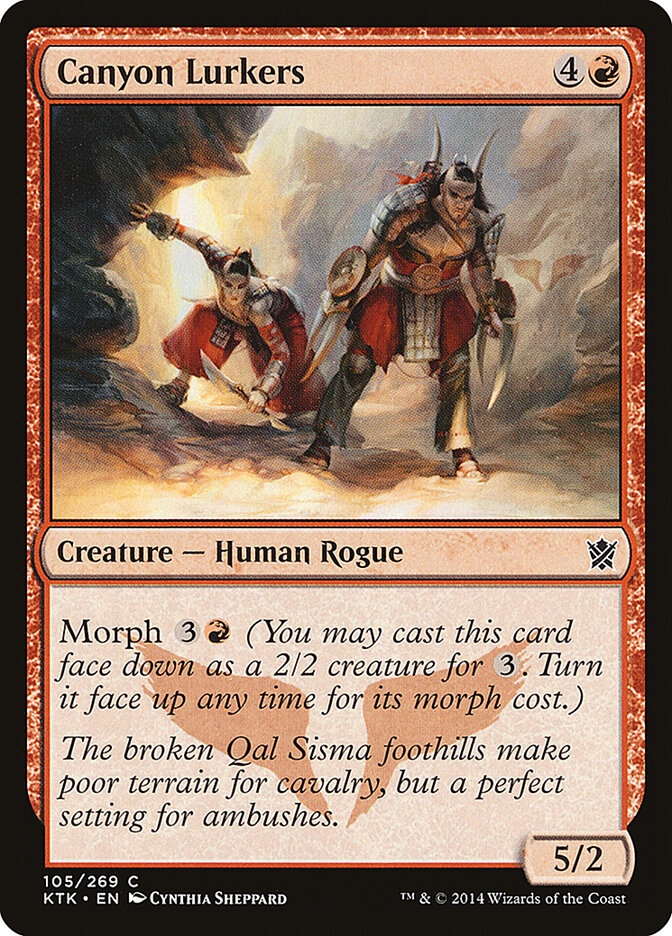 Canyon Lurkers card front