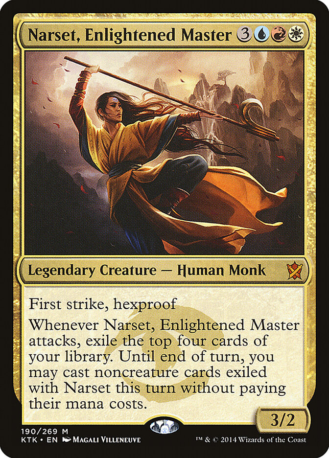 Narset, Enlightened Master card front