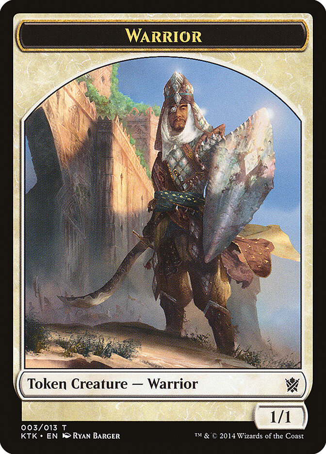 Warrior card front