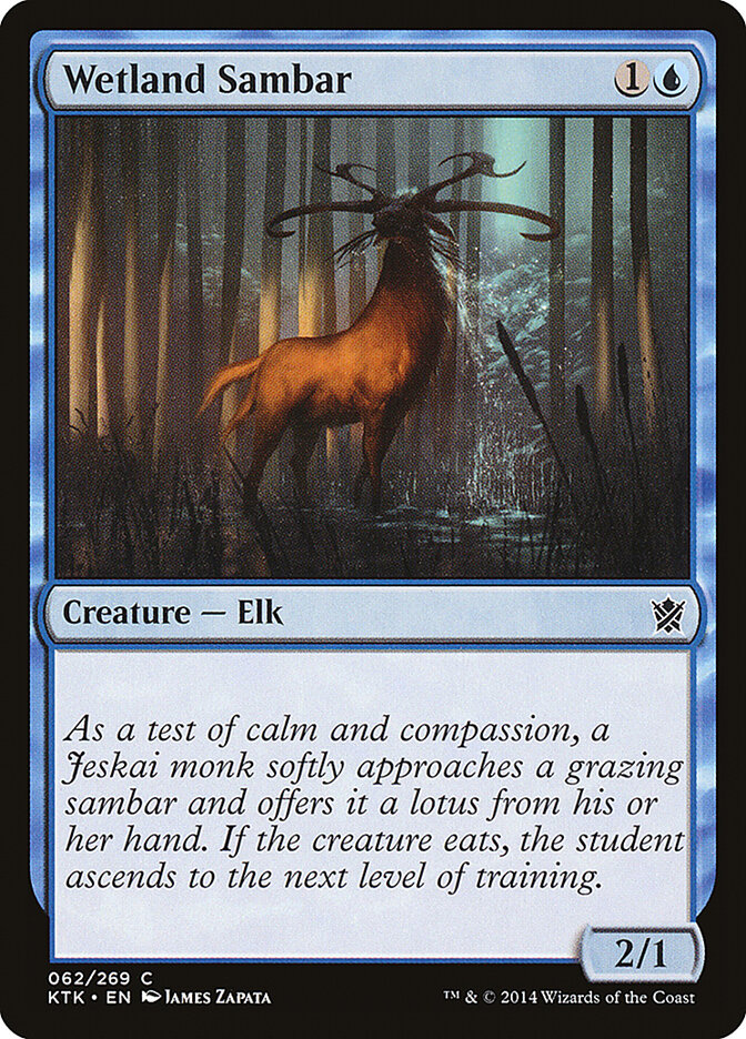 Wetland Sambar card front