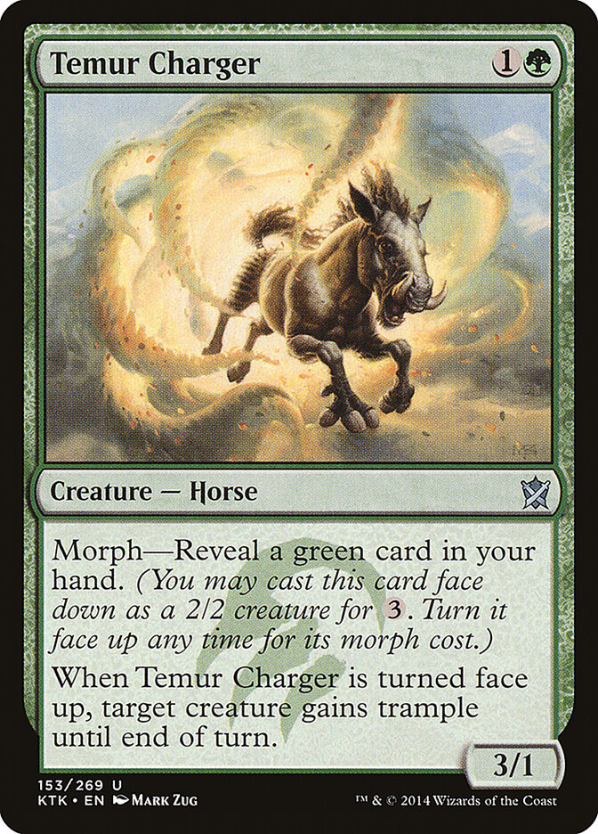 Temur Charger card front