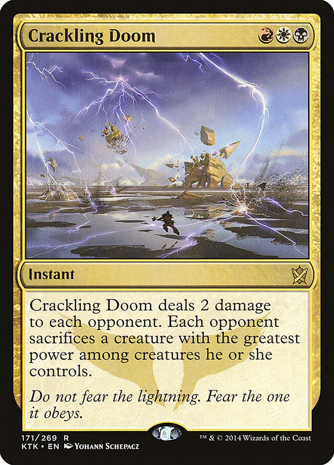 Crackling Doom card front