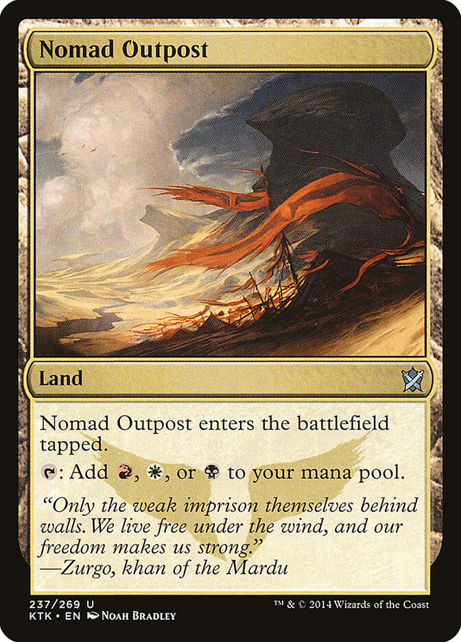 Nomad Outpost card front